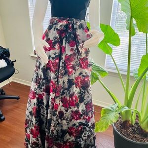 Halter cross back cocktail dress